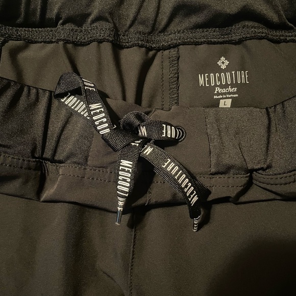 MedCouture Black Scrub Joggers - Picture 7 of 7